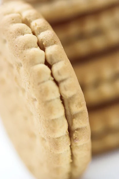 Stack of cookies close up — Stock Photo, Image