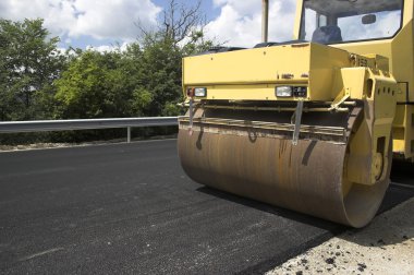 Road roller clipart