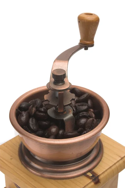 Coffee mill and coffee — Stock Photo, Image