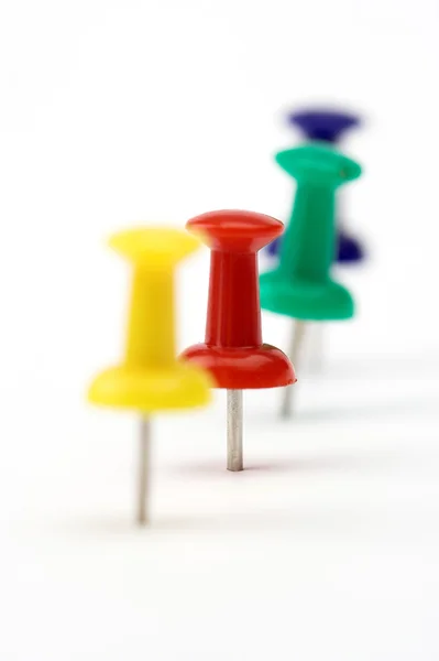 Color pushpins — Stock Photo, Image