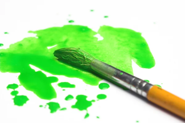 Grön färg — Stockfoto