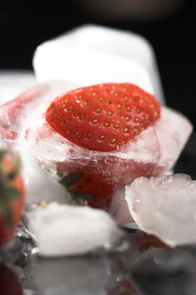 冷凍イチゴ — ストック写真
