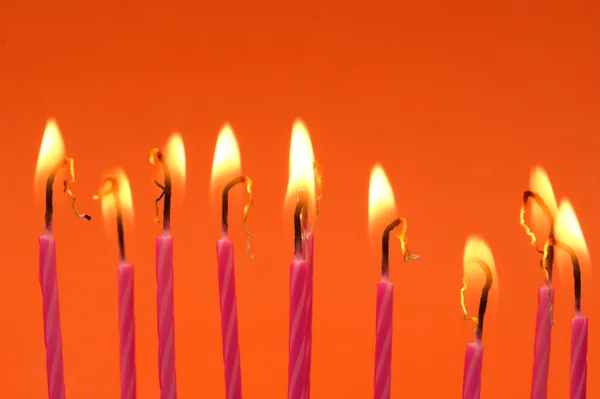 Κεριά γενεθλίων — Φωτογραφία Αρχείου