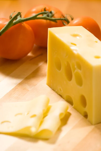 Delicioso queijo — Fotografia de Stock