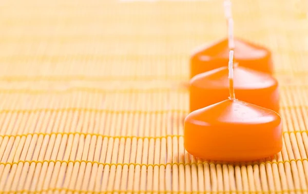 stock image Orange candles