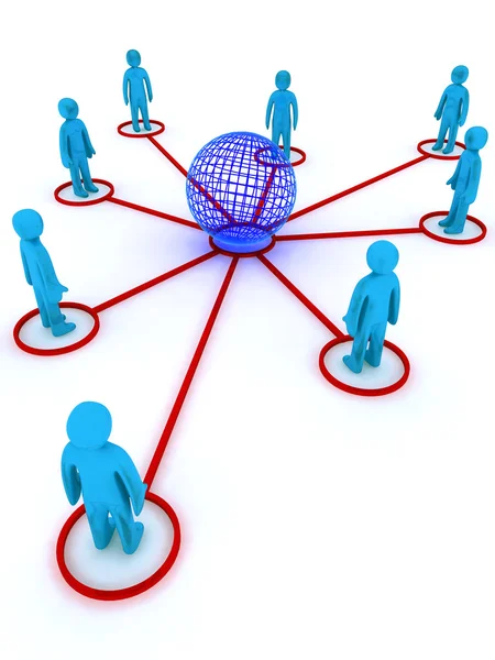 Global networking — Stock Photo, Image