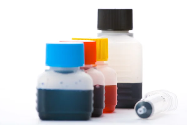 Bottiglie di inchiostro — Foto Stock