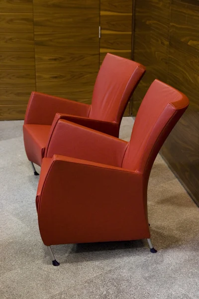 Cadeiras na sala de espera — Fotografia de Stock