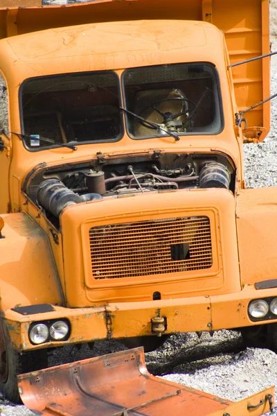 Old orange truck — Stock Photo, Image