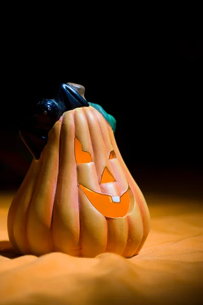 Jack-o-Lanterna di Halloween Immagine Stock
