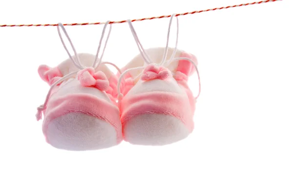 Baby's slippers — Stock Photo, Image