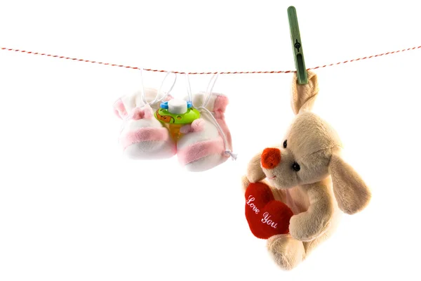 Baby's accesorries — Stock Photo, Image