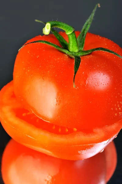Fatia de tomate Fotografias De Stock Royalty-Free