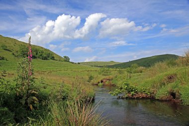Derbyshire landscape. clipart