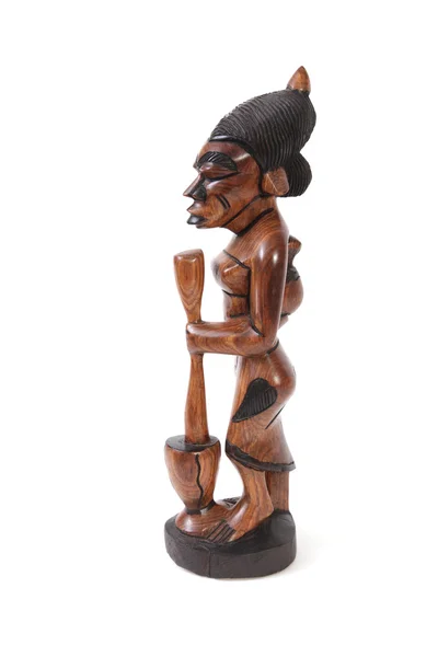 stock image Gambian wood carving.