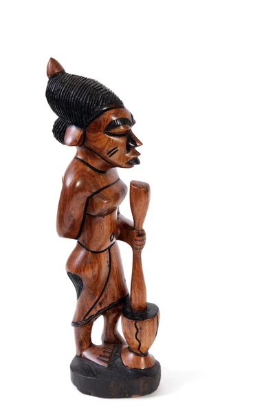 stock image African wood carving.