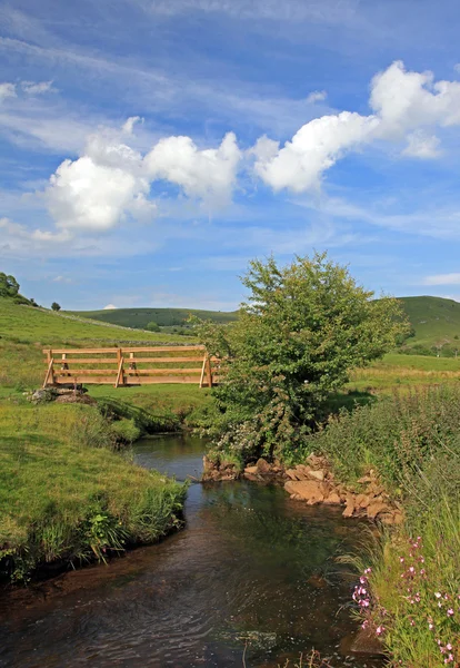 Paysage du Derbyshire. — Photo