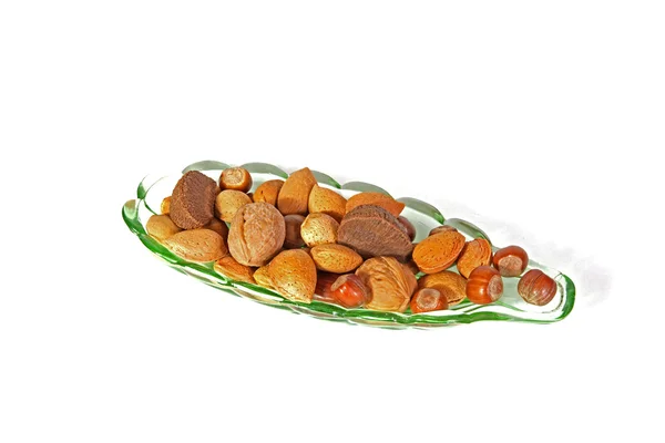 Gemengde feestelijke noten. — Stockfoto