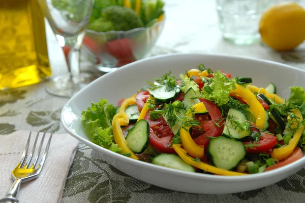 Salad from vegetables — Stock Photo, Image