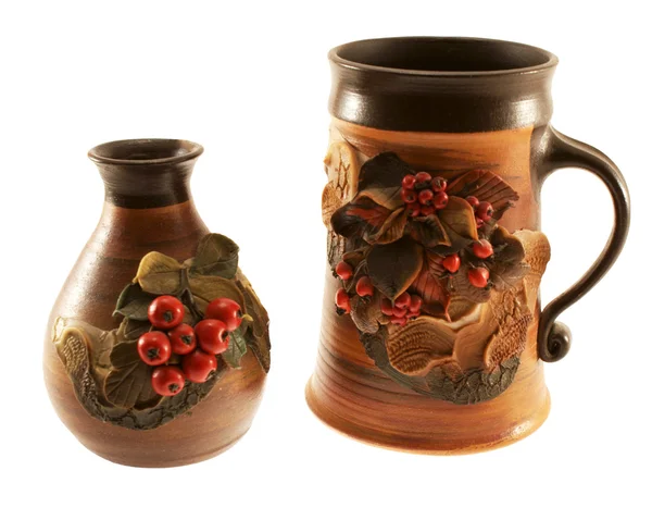 Große Vase und Bierkrug — Stockfoto