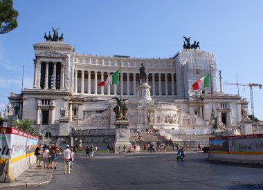 Building of Vittorio Emanuele Monument clipart