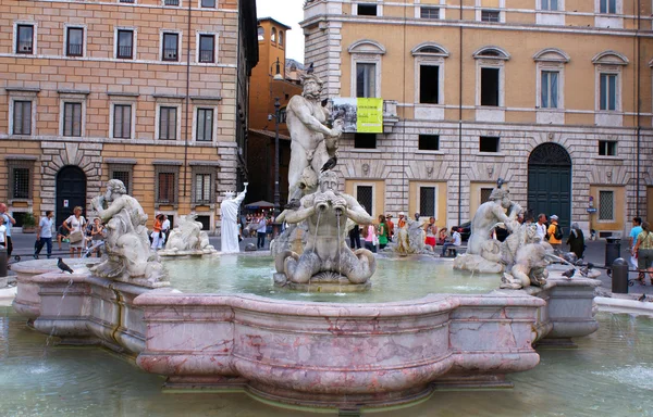 Fontana del Moro at Piazza Navona — Stock Photo, Image