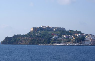 Ischia Ponte, Castello Aragonese clipart