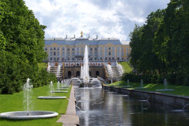 Garden of Peterhof clipart