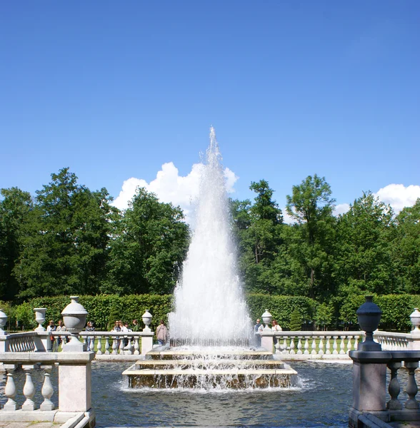 De Romeinse fontein. Peterhof — Stockfoto