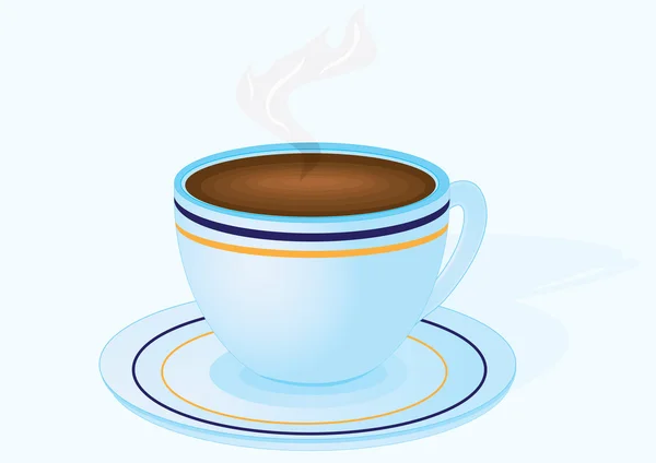 Taza de café de la mañana — Vector de stock