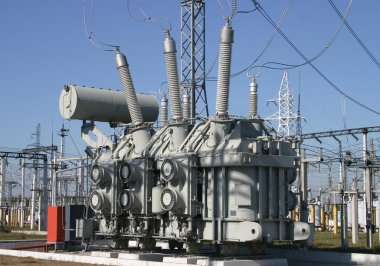 Electrical substation clipart