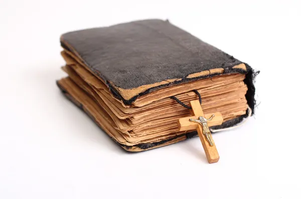 Velha Bíblia Sagrada — Fotografia de Stock