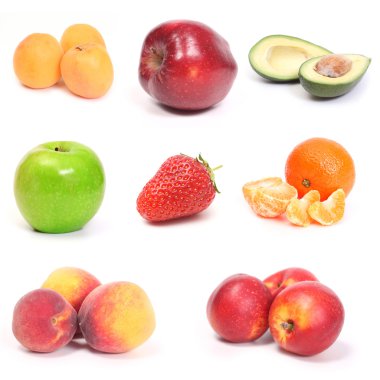 Fruit collection clipart