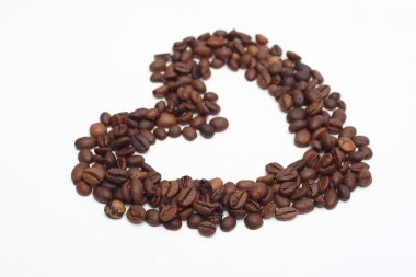 Coffee Beans - Heart Shape clipart