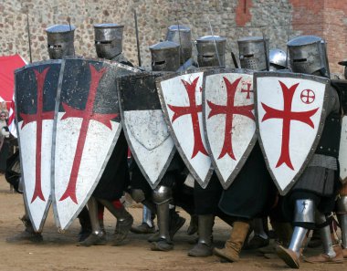 Knightly tournament clipart