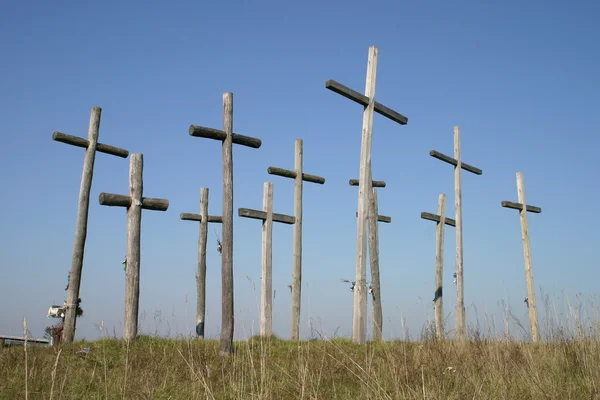 stock image Group of crosses