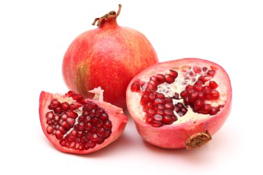 Fresh appetizing pomegranates clipart