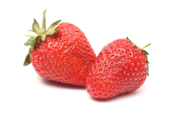 Deux petits fruits d'une fraise — Photo