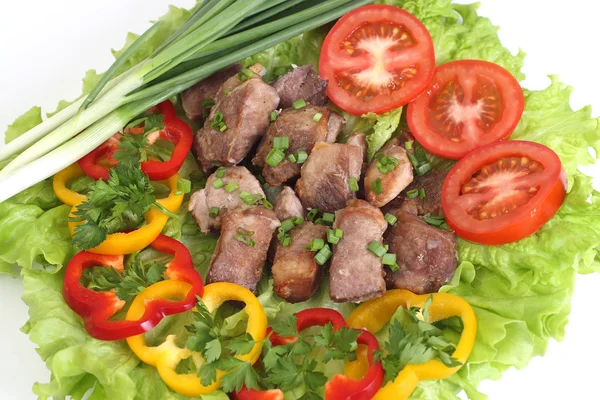 Smakelijk shish kebab — Stockfoto