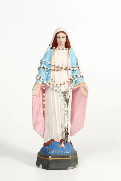 Piccola figura della Madonna con preciso — Foto Stock