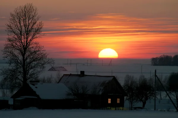 stock image Winter evening