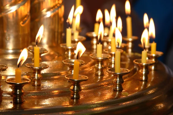 Church candles — Stock Photo, Image
