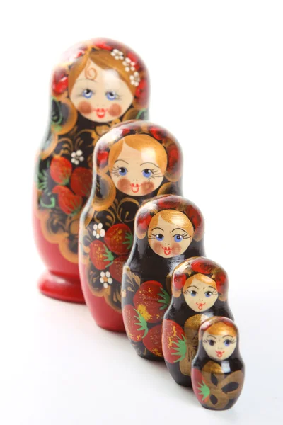 Matrioska - Bambole nidificate russe — Foto Stock