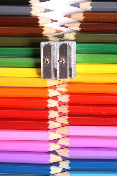 Cremallera a lápiz de colores —  Fotos de Stock