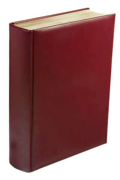 Läder röd bok — Stockfoto
