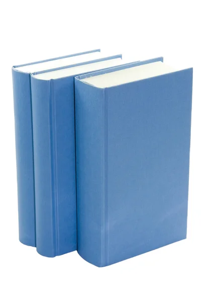 Modré knihy — Stock fotografie