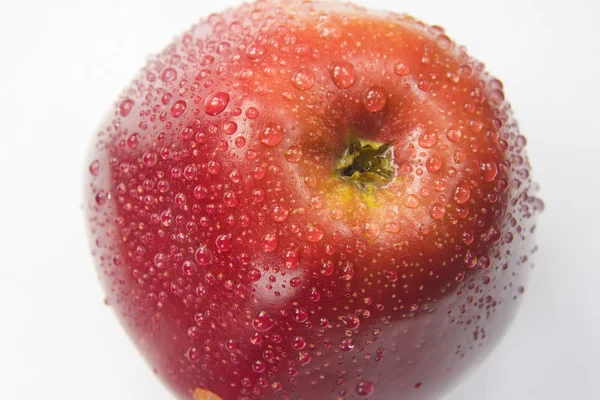 湿苹果的顶视图 — 图库照片