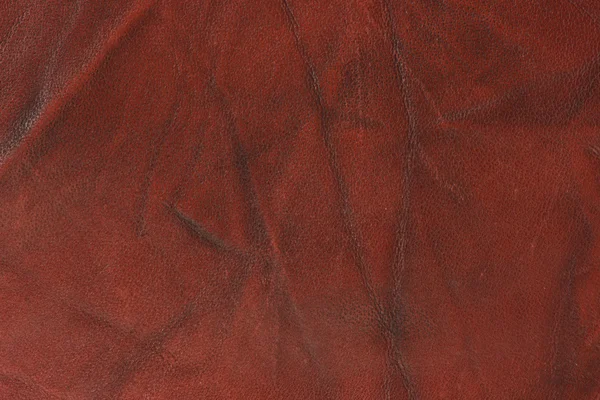 Czerwony zużyte skórzane — Zdjęcie stockowe