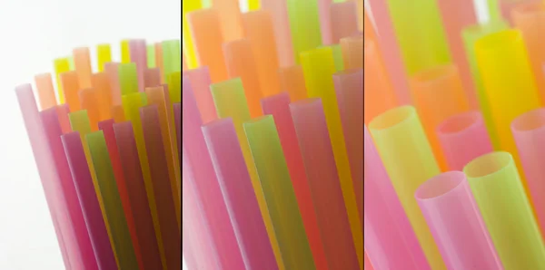 Colour drink straws — Stock Photo, Image