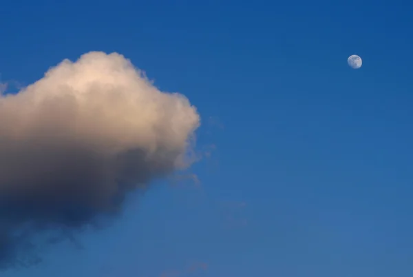 stock image Cloud and moon in the sky